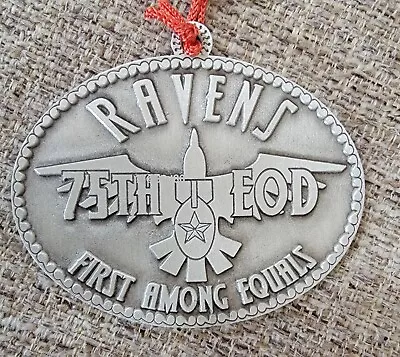 EOD RAVENS 75TH  FIRST AMONG EQUALS  2013  Challenge Pendant • $75