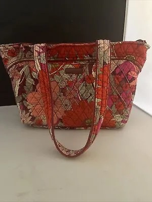 Vera Bradley Glenna Shoulder Bag Bohemian Blooms Very Clean Red Pink Flowers • $19