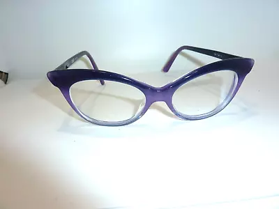 OGI Evolution Purple  Womens Cat Eye Eyeglasses 52-16-140 MADE IN JAPAN • $39