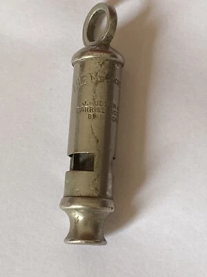 £8.99 • Buy THE METROPOLITAN VINTAGE POLICE WHISTLE,J Hudson & Co.Barr St.Hockley Birmingham