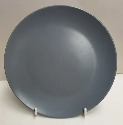 IKEA Dinera Stoneware Dark Grey Matt Glaze Dinner Plate Design Susan Pryke 20cm • $10