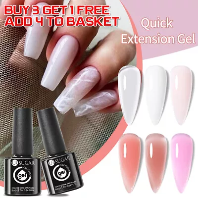 Nail Builder Gel BIAB UV LED Gel Nail Polish Quick Nail Extension Builder Gel UK • £3.59