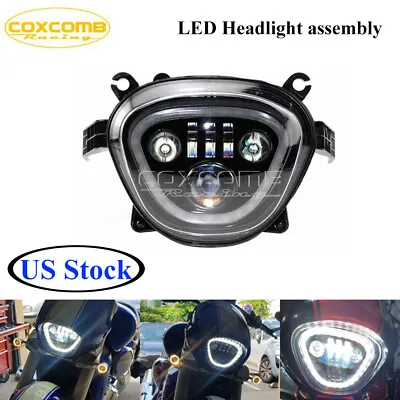 White LED Headlight DRL W/Hi/Lo Assemblies For Suzuki Boulevard M109R VZR1800 • $413.04