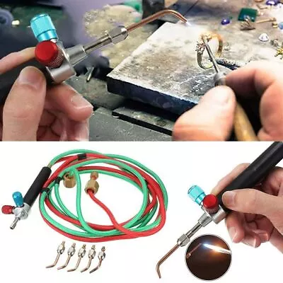 Welding Soldering Kit Hot Jewelry Jewelers Micro Mini Gas Little Torch 5 Tips US • $20.39