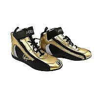 Velocita GD14 Safety Driving Racing Shoes SFI Leather / Nomex Gold Size 14 • $59.99