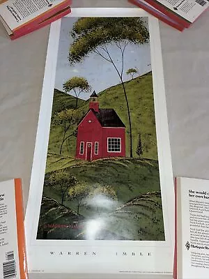 Warren Kimble Print Country School House 24” X 11” • $12