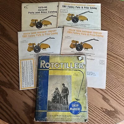 Vintage Rototiller Instruction Manual For All Power Tillers With 4 Price Catalog • $25