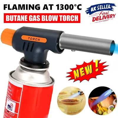 £7.99 • Buy Gas Welding Torch Flame Jet Gun Butane Blow Soldering Burner Lighter Solder UK
