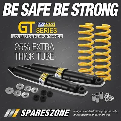 Rear Webco HD Shock Absorbers Raised King Springs For PAJERO NH NJ NK NL • $305.45