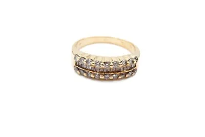 14k Yellow Gold 0.50 CTW Diamond Ring Size 8.25 I Love You • $359.99