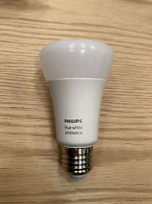 $29.99 • Buy Philips Hue E27 9.5W Smart Bulb White Ambiance 806 Lumen
