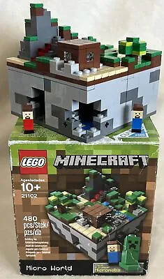 LEGO Minecraft Micro World 21102 - Pre-Owned/Complete But NO Creeper Minifig • $19.99