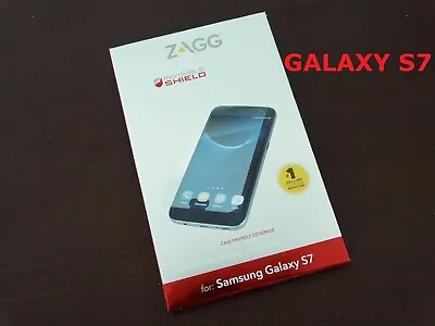 Zagg For Samsung Galaxy S7 HD Tempered Glass Clarity Screen Cover Protector NEW  • $5.99