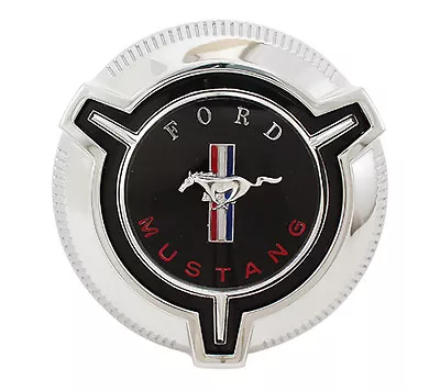 NEW! 1967 Ford Mustang Gas Cap Chrome Twist On With Cable  • $69.95