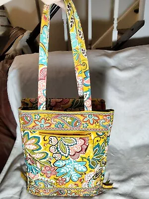 Vera Bradley Backpack Provencal Large Travel Laptop Floral Quilted Bag Messenger • $20