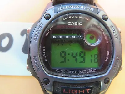 £19.99 • Buy Casio Illuminator W94h Chrono Alarm Wr50 Digital Watch Ref 402 B2.