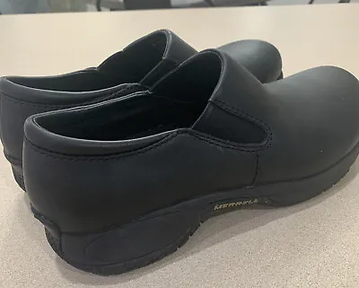 Merrell Womens  10US Encore Moc Pro Tech Slip-Resistant Work Shoe Black • $24.88