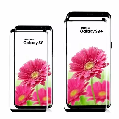 3D Curved 9H Tempered Glass Screen Protector Film For Samsung Galaxy S8 S8 Plus • $12.35