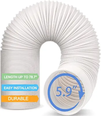 Air Conditioner Hose Portable Exhaust Vent Hose With 5.9 Inch （6‘’） Diameter • $22.99