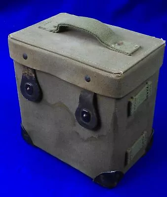 Vintage US Military Army Carrying Case Box Storage Holder Chest • $49