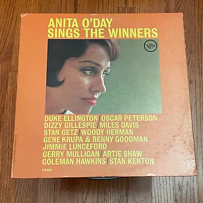 $20 • Buy 1963 - Mono - Anita O'Day Sings The Winners -  V-8485  LP Vinyl