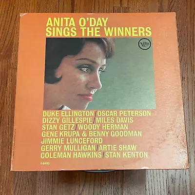 $20 • Buy 1963 - Mono - Anita O'Day Sings The Winners -  V-8485  LP Vinyl