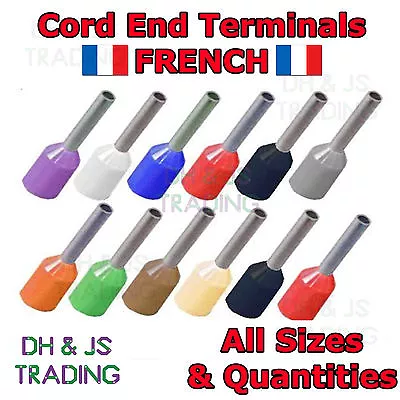 £2.99 • Buy Insulated Cord End Terminal 0.25mm² - 35mm² Single Ferrule Terminals Bootlace