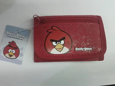 Angry Birds Kid Trifold Wallet With Coin Compartment In Red 100% Original L@@K • $6.99