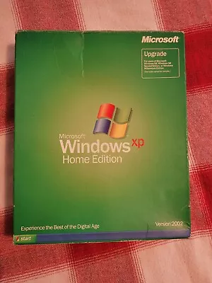 £35 • Buy Microsoft Windows Xp Home Edition Upgrade Boxed Retail Version Genuine + Key