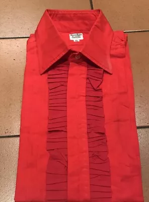 1960s/70s Harvie & Hudson St. James London Original Cotton Vintage Dress  Shirt • £19.99