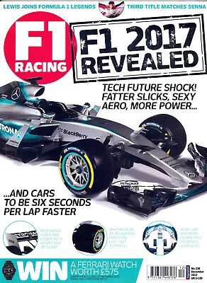 F1 RACING MAGAZINE - DECEMBER 2015 - F1 2017 REVEALED - Excellent Condition • £2.75