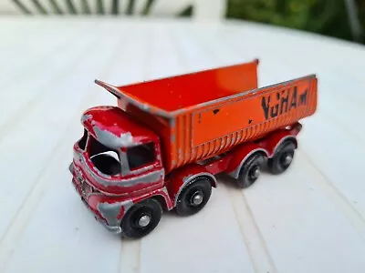 Vintage Matchbox Lesney No. 17 8 Wheel Hoveringham Tipper Truck All Original • £2