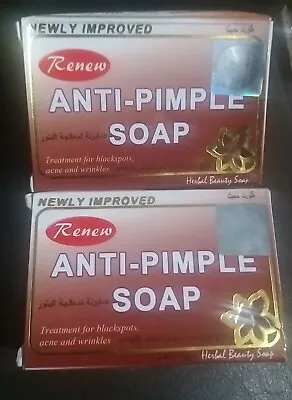 2 X Herbal Anti-Pimple Soap (Treatment For Black Spots Acne And Wrinkles)  • £15