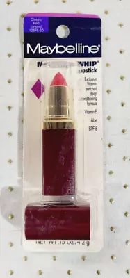 Maybelline MOISTURE WHIP Lipstick Lip Color Lips Makeup ~ CLASSIC RED ~ 0.15oz • $17.09