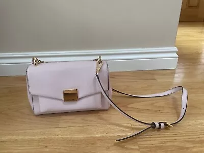 Michael Kors Lita Medium Leather Crossbody Bag - Pale Pink  • $80