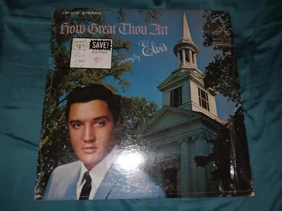 Elvis Presley Lp Lsp-3758 How Great Thou Art Shrink Stereo Dynagroove Vg+ Rare • $9.99