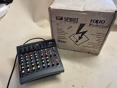 Soundcraft Spirit Folio Mixer/amp • £28