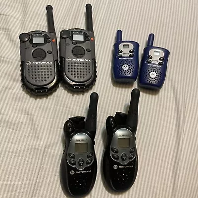 Lot Of 6 Motorola Two-Way Radios TalkAbout+  T5000 & T4500 • $45