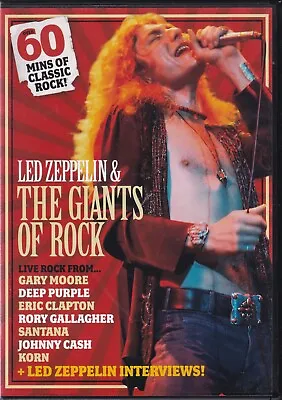 Led Zeppelin & The Giants Of Rock - Gary Moore Deep Purple Eric Clapton DVD • $13.02