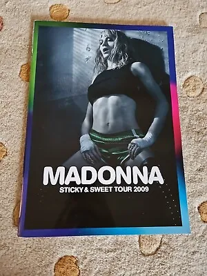 Madonna Sticky And Sweet Tour Programme 2009 Excellent Condition • £10