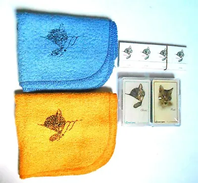 Chessie System Railroads Playing Cards Matchbook And 2 Cat Towels    4 -pic. • $51.20