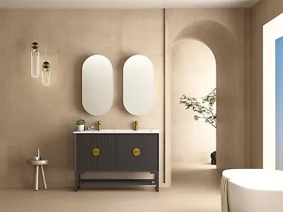 600-1500*460*550mm Black HighMoisture Resistant Plywood Bathroom Vanity • $1619