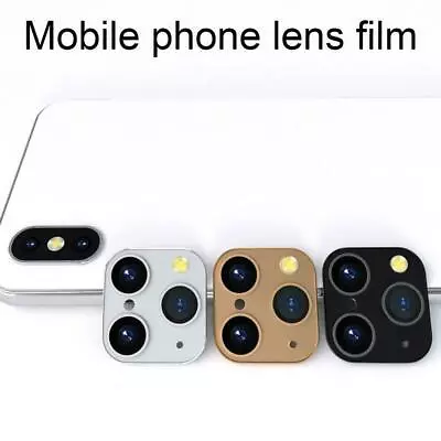 £3.13 • Buy Luxury Fake Camera Lens Sticker Cover For IPhone XS Change 11 To IPhone MAX G5Z8