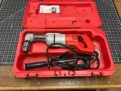 Milwaukee 7 Amp Corded 1/2 In. Corded Right-Angle Drill Kit With Hard Case • $60
