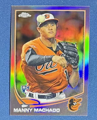 2013 Topps Chrome Manny Machado Refractor RC Orioles #12 • $55