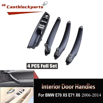 $47.49 • Buy For 2006-2014 BMW E70 E71 X5 X6 Interior Door Handle Inner Panel Pull Trim Cover