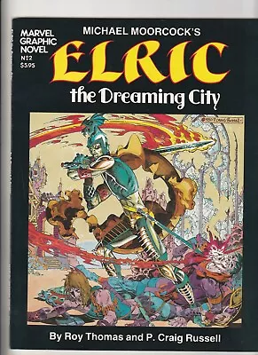 Elric The Dreaming City Marvel Graphic Novel #2 (1982) VF+ Unread 1st Print • $23