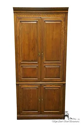 ETHAN ALLEN Canterbury Oak Rustic Americana 36  Media Cabinet Armoire 28-9302... • $469.99