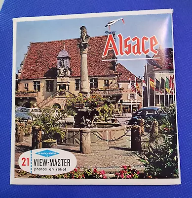 Sawyer's Scarce Vintage C171 F Alsace France View-master 3 Reels Packet • $78