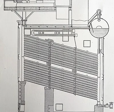 Babcock Wilcox Waste Heat Boiler Steel Furnace 1923 Steam Industrial DWZ5B • $11.25